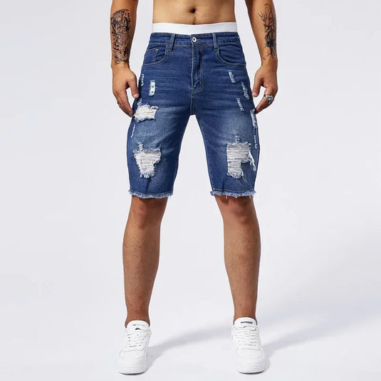 Rawk Men Ripped Shorts