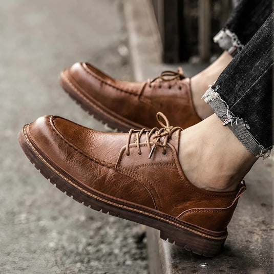 Oak Tread Leather Shoes