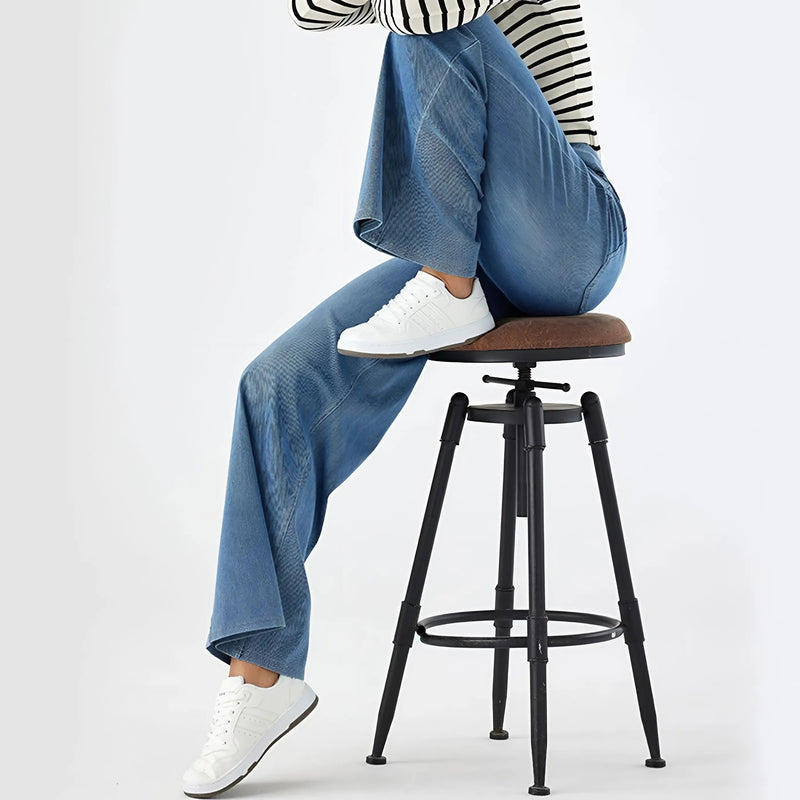 Load image into Gallery viewer, Aira Wide Legs Denim
