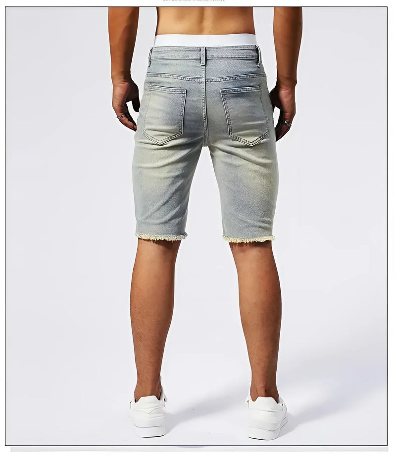 Load image into Gallery viewer, Rawk Men Ripped Shorts
