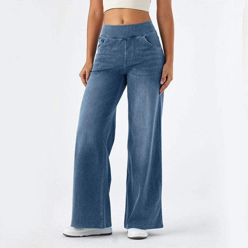 Load image into Gallery viewer, Aira Wide Legs Denim
