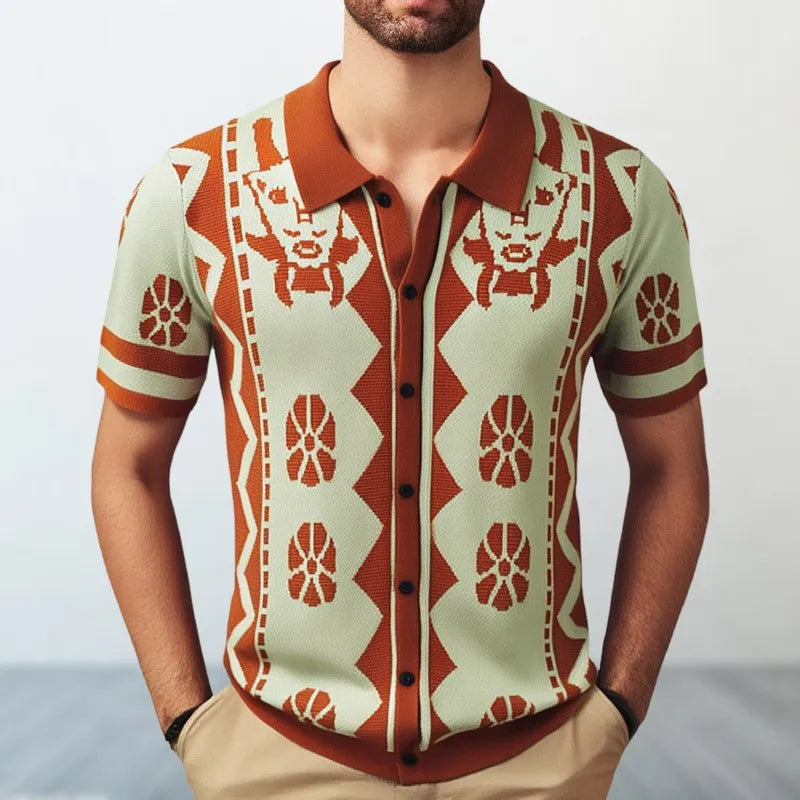 Load image into Gallery viewer, Nomad Stitch Polo
