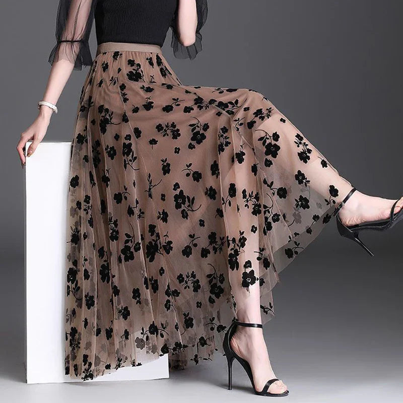 Load image into Gallery viewer, Tullina Floral Skirt
