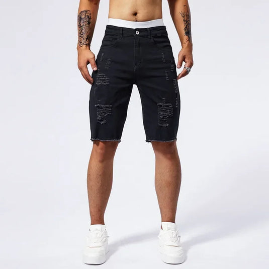 Rawk Men Ripped Shorts