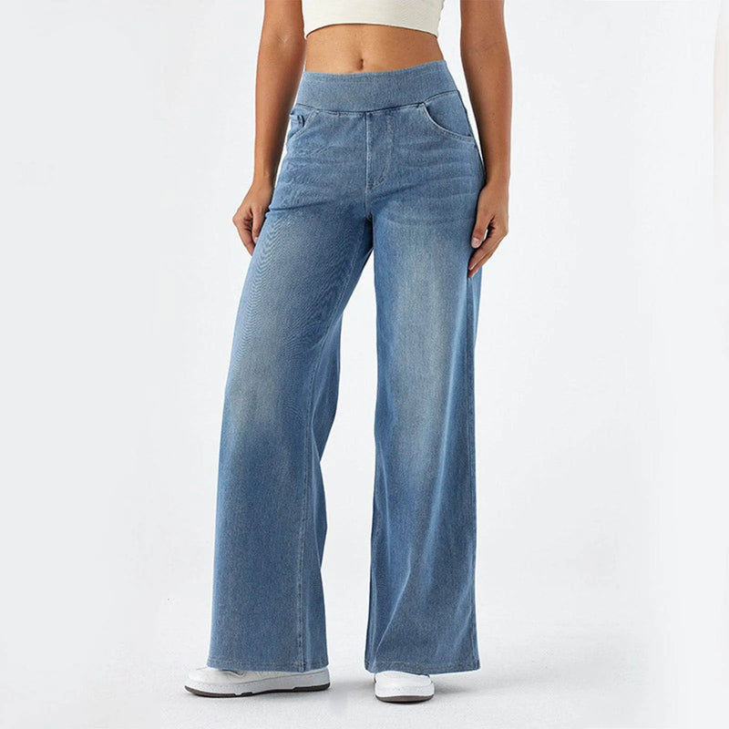 Load image into Gallery viewer, Aira Wide Legs Denim
