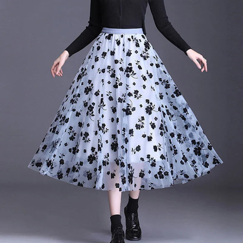 Load image into Gallery viewer, Tullina Floral Skirt
