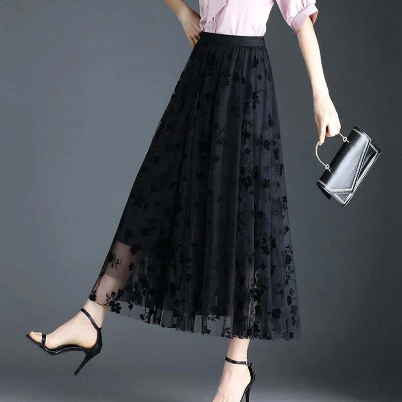 Load image into Gallery viewer, Tullina Floral Skirt
