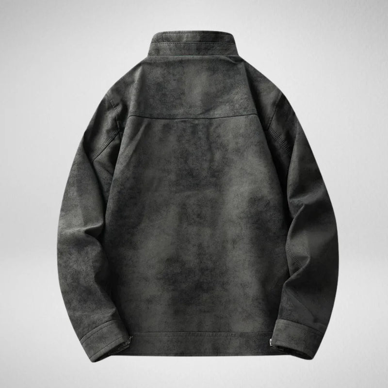 Load image into Gallery viewer, Phantom Fleece-Lined Leather Jacket
