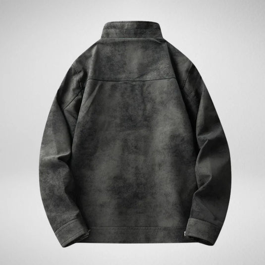 Phantom Fleece-Lined Leather Jacket