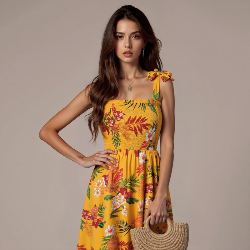 Load image into Gallery viewer, TropiBloom Women Sundress

