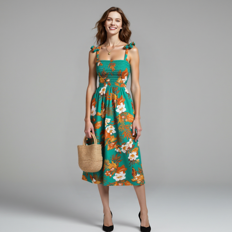 Load image into Gallery viewer, TropiBloom Women Sundress
